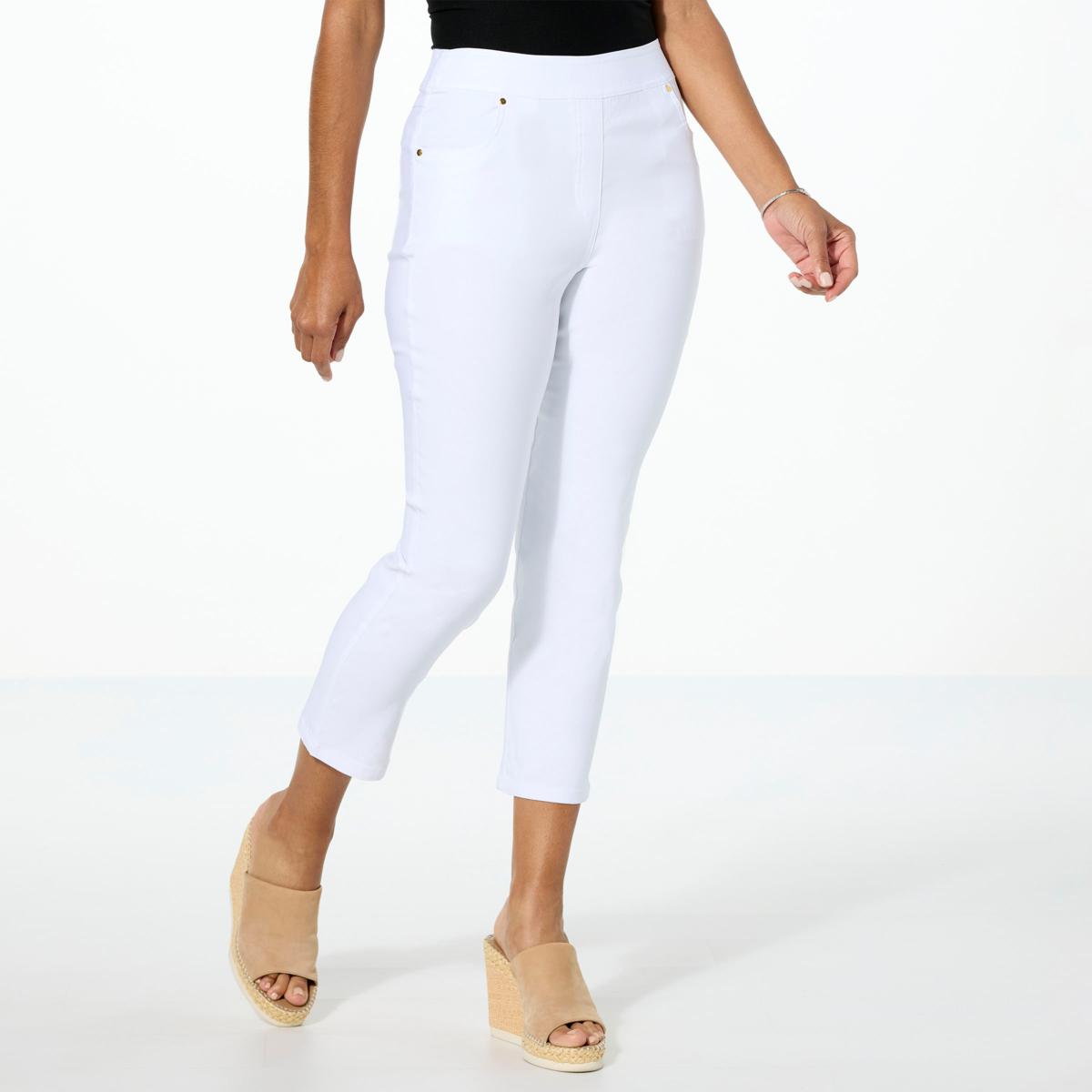 Antthony Executive Stretch Crop Pull On Pant Hsn