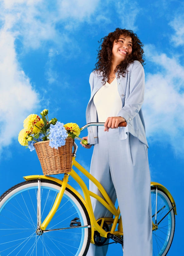 Light blue matching outfit set