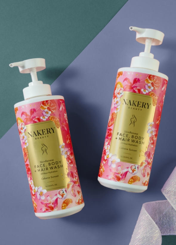 Nakery Beauty Face, Body, and Hair Wash