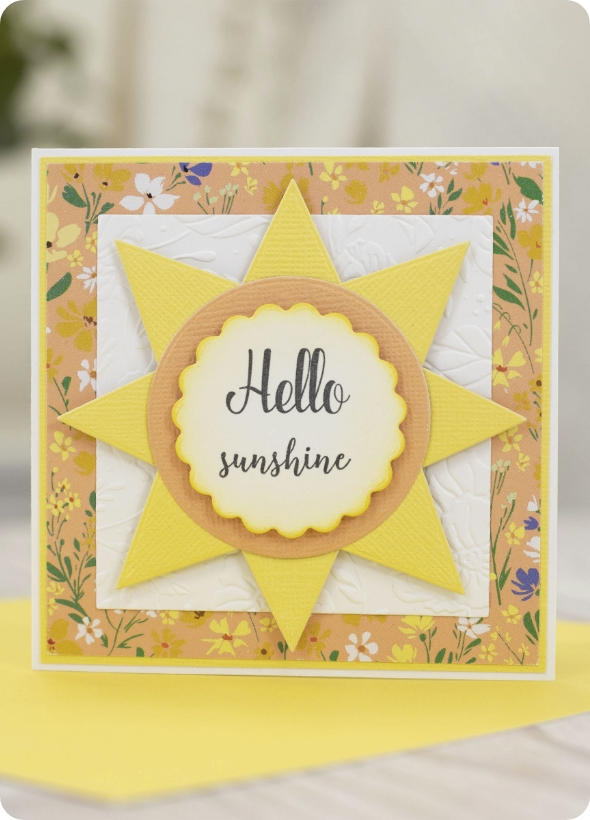 Hello Sunshine paper craft