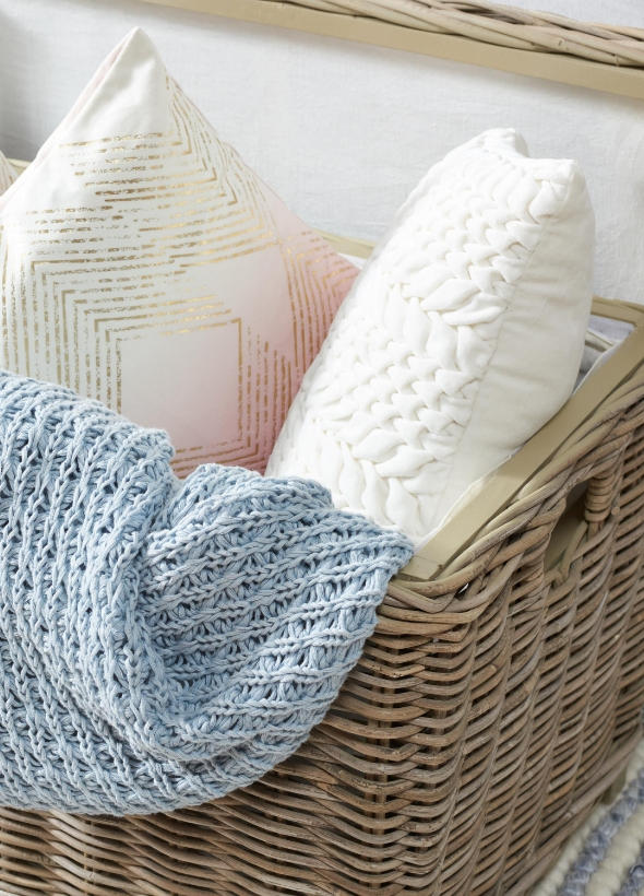 basket of pillows