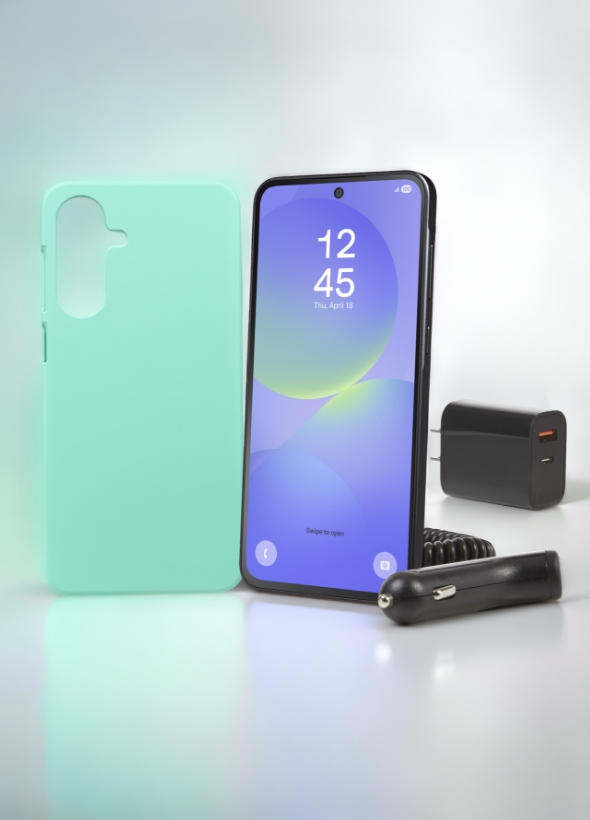 Smartphone with accessories