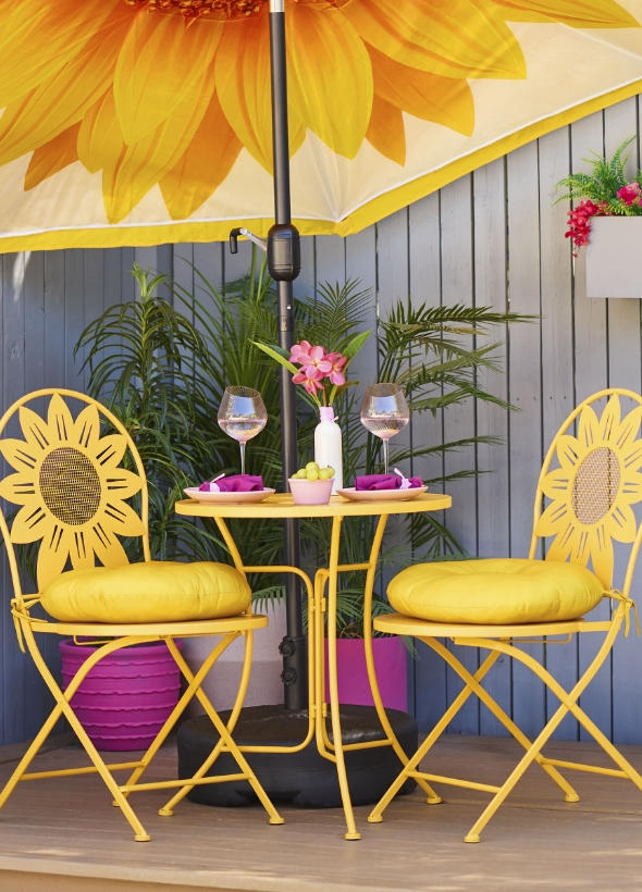 Outdoor bistro set