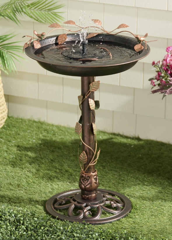 Bird bath fountain