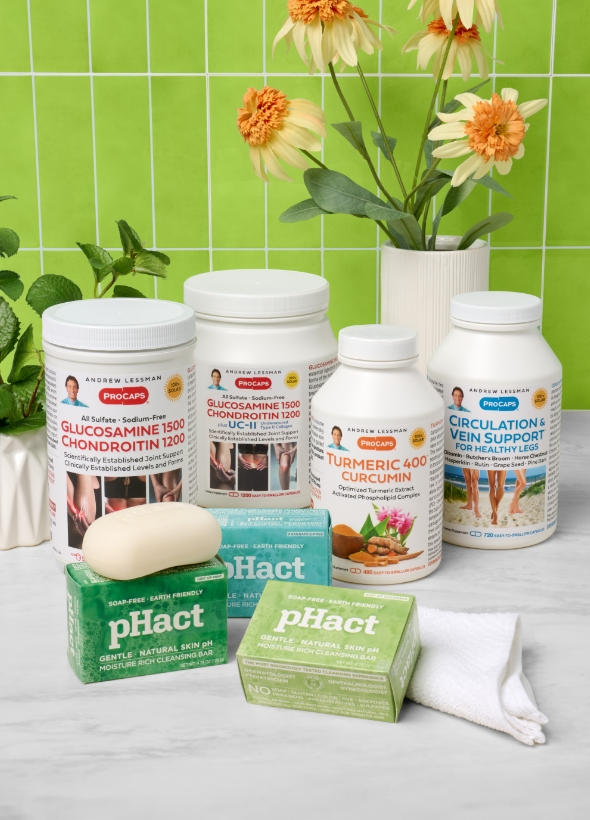 Assorted Andrew Lessman vitamins