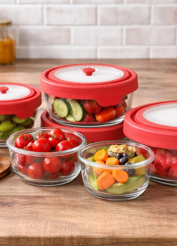 Anchor Hocking TrueSeal Glass Food Storage Container Set