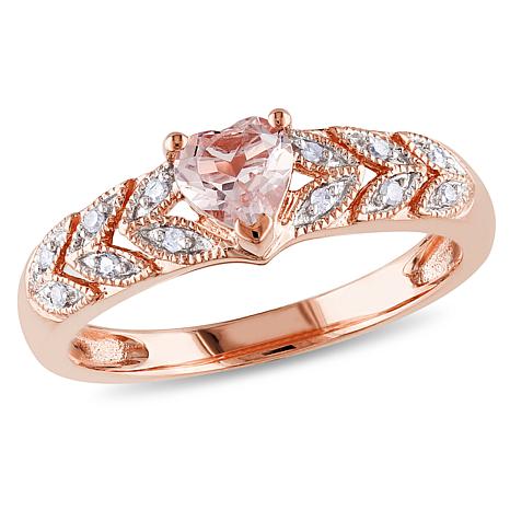 10k rose gold band