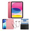 Apple iPad 11" 128GB Tablet w/ Puffer Case & Keyboard
