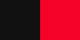 Black/Fire Red