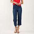 DG2 by Diane Gilman New Classic Stretch Denim Straight Leg Crop Jean