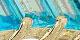 Goldtone/Aqua