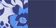 Navy/Blue Print