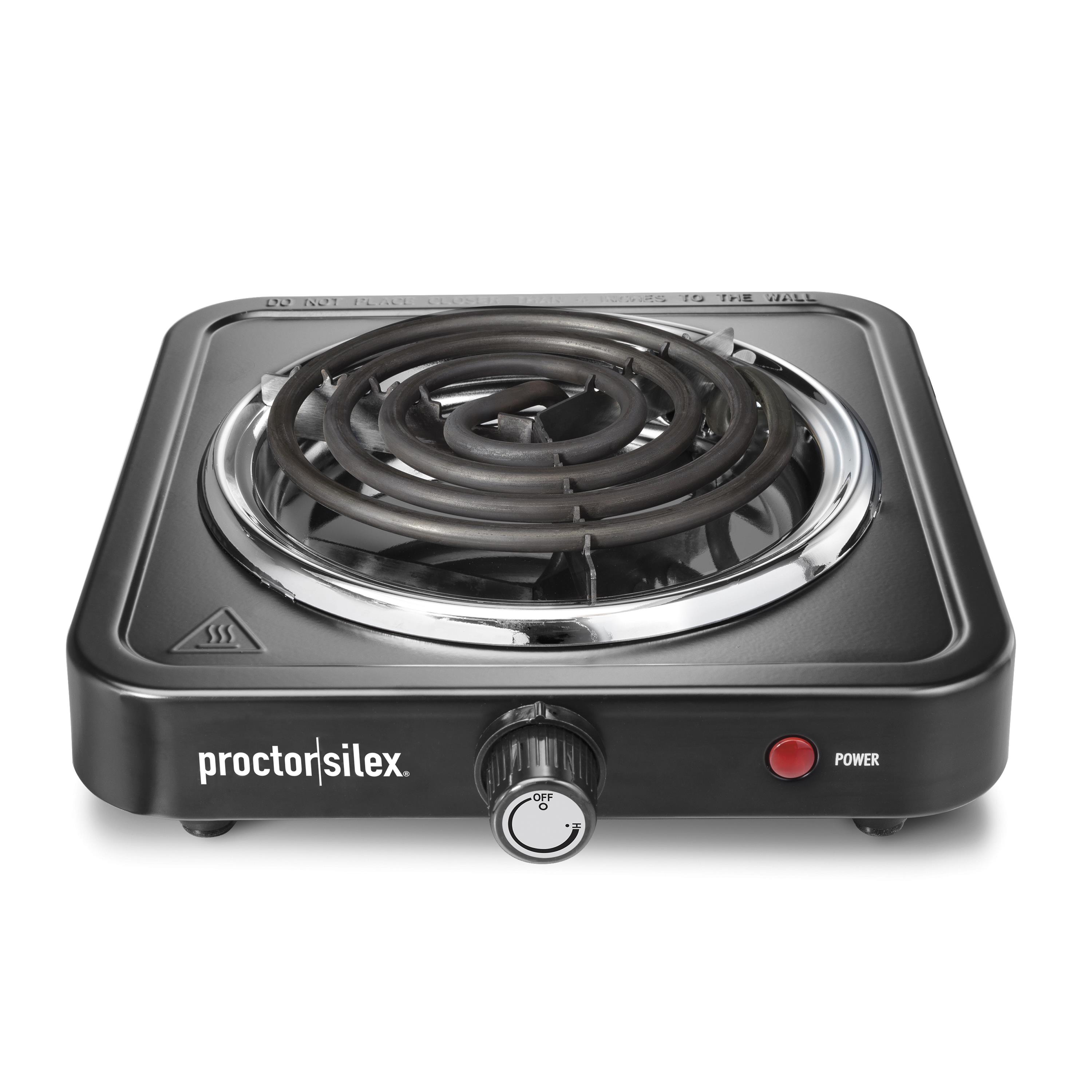 Proctor Silex Single Electric Burner Cooktop 20124522 HSN