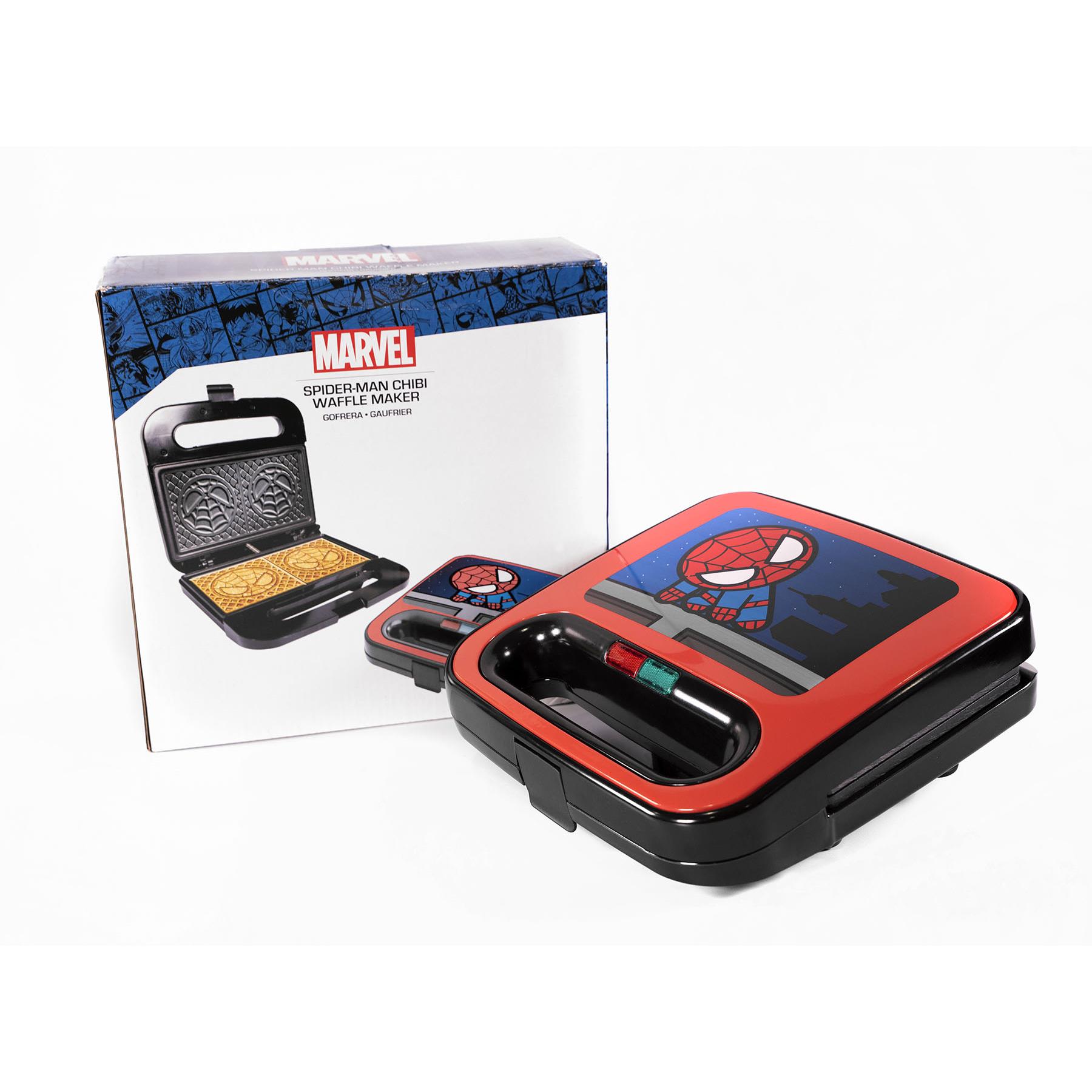 Uncanny Brands SpiderMan Waffle Maker Chibi Spidey Waffles 20235880 HSN