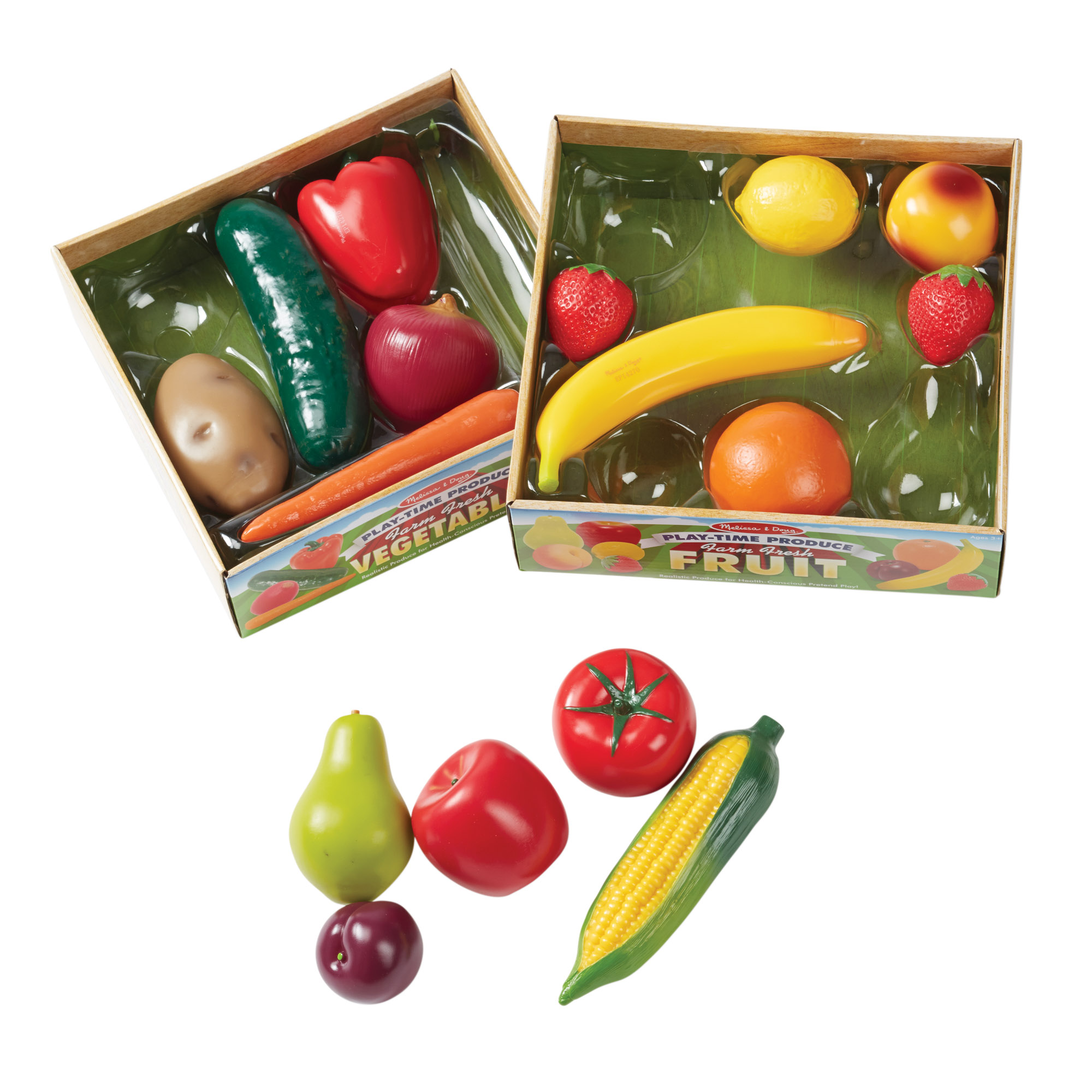 Melissa and Doug Combo Fruit and Veggies Set 20471369 HSN