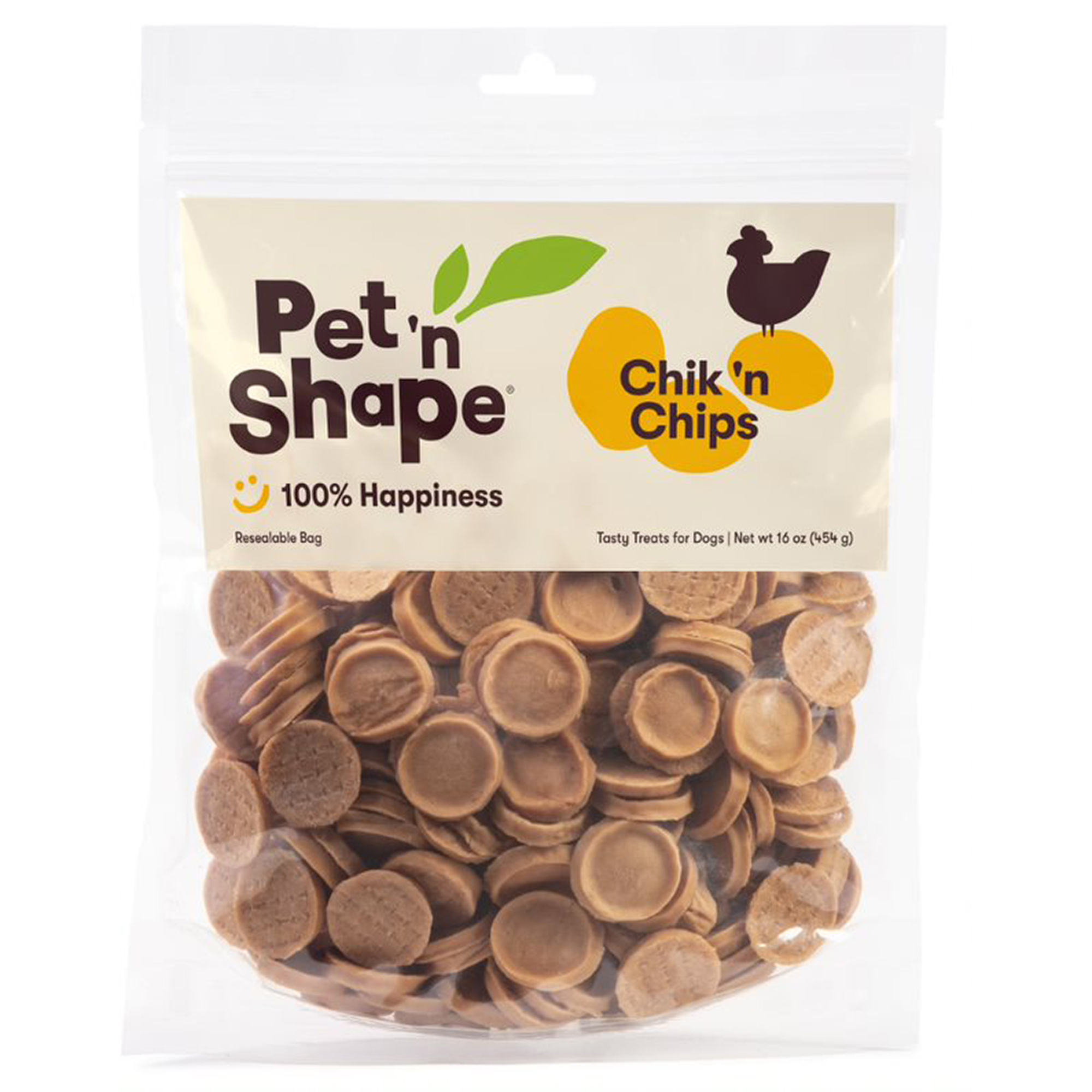 Pet 'n Shape Chik 'n Chips Dog Treats, Pet Treats in Resealable Bag