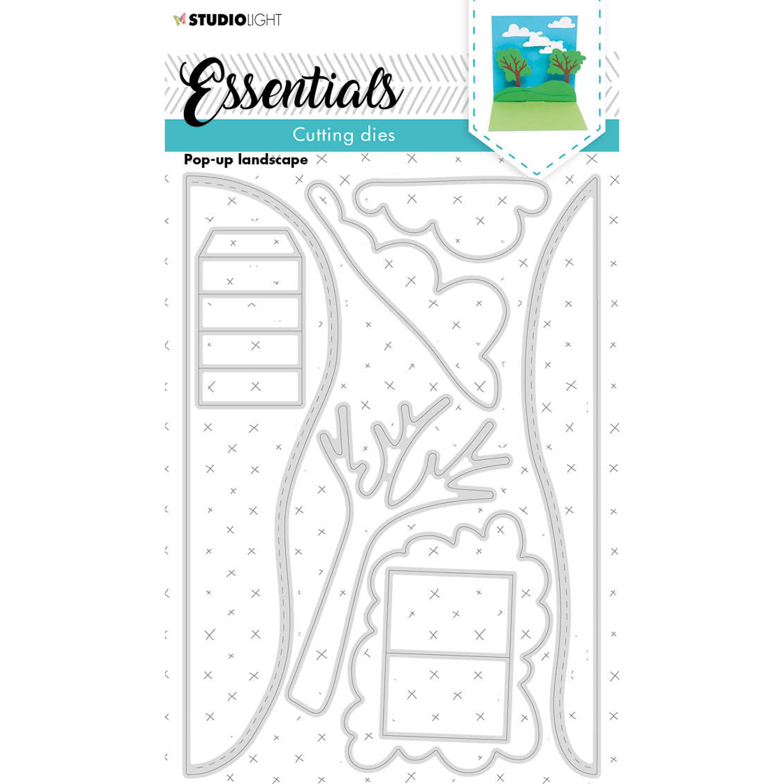 Studio Light SL Cutting Die PopUp Landscape Essentials 20530460 HSN