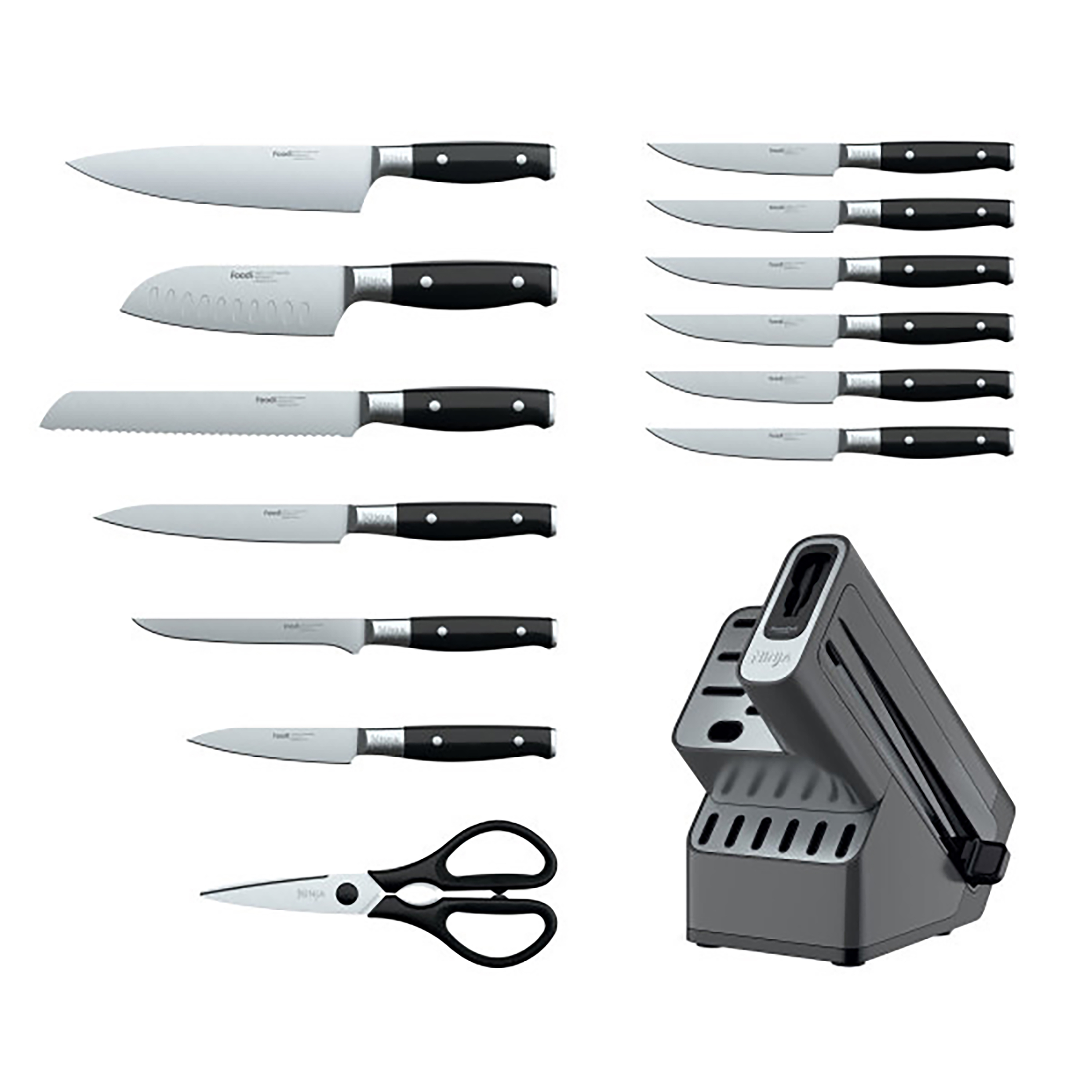 Ninja K32014 Foodi NeverDull 14-Piece Premium Knife Set - 20589862 | HSN