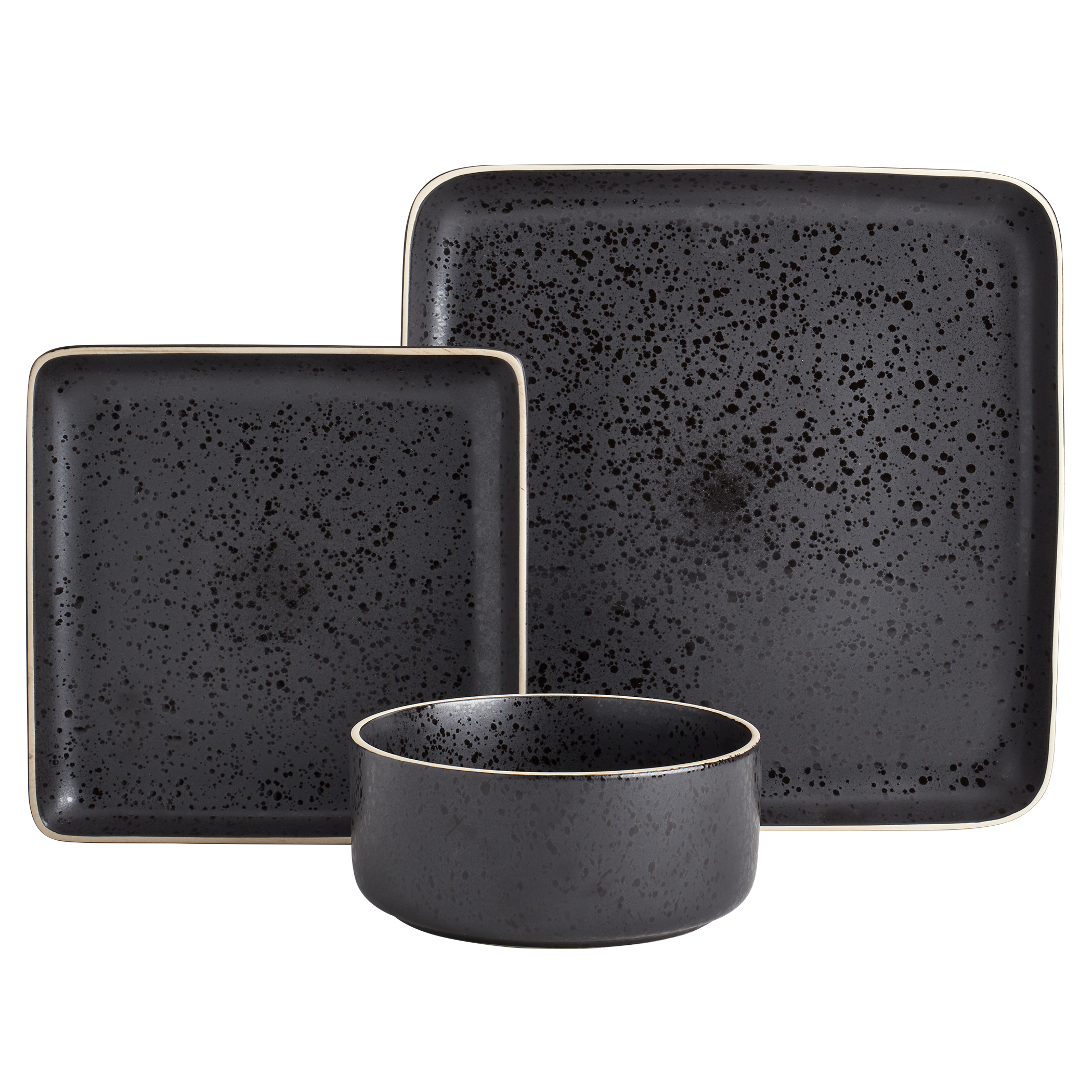 Gallery Madison 12pc Square Dinnerware Set 20616148 HSN