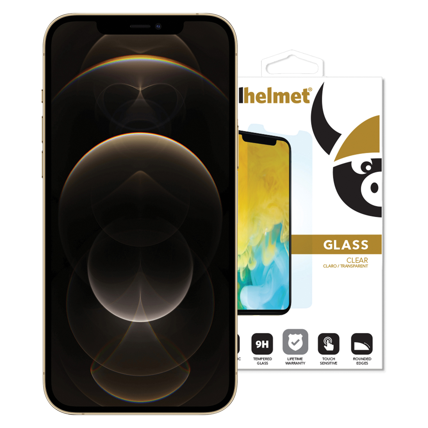 cellhelmet Tempered Glass Screen Protector for Apple iPhone 12