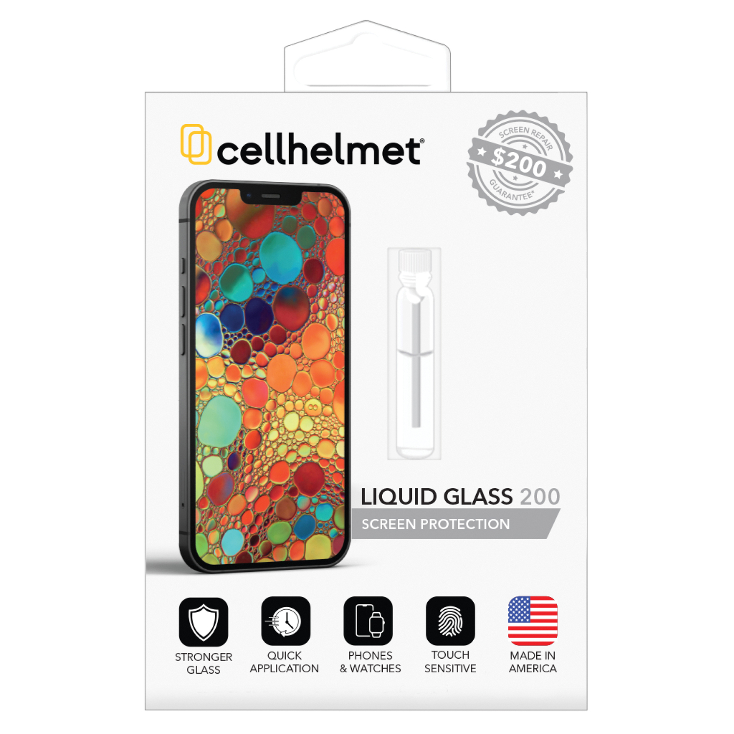 cellhelmet Liquid Glass Screen Protector for Phones and Watches