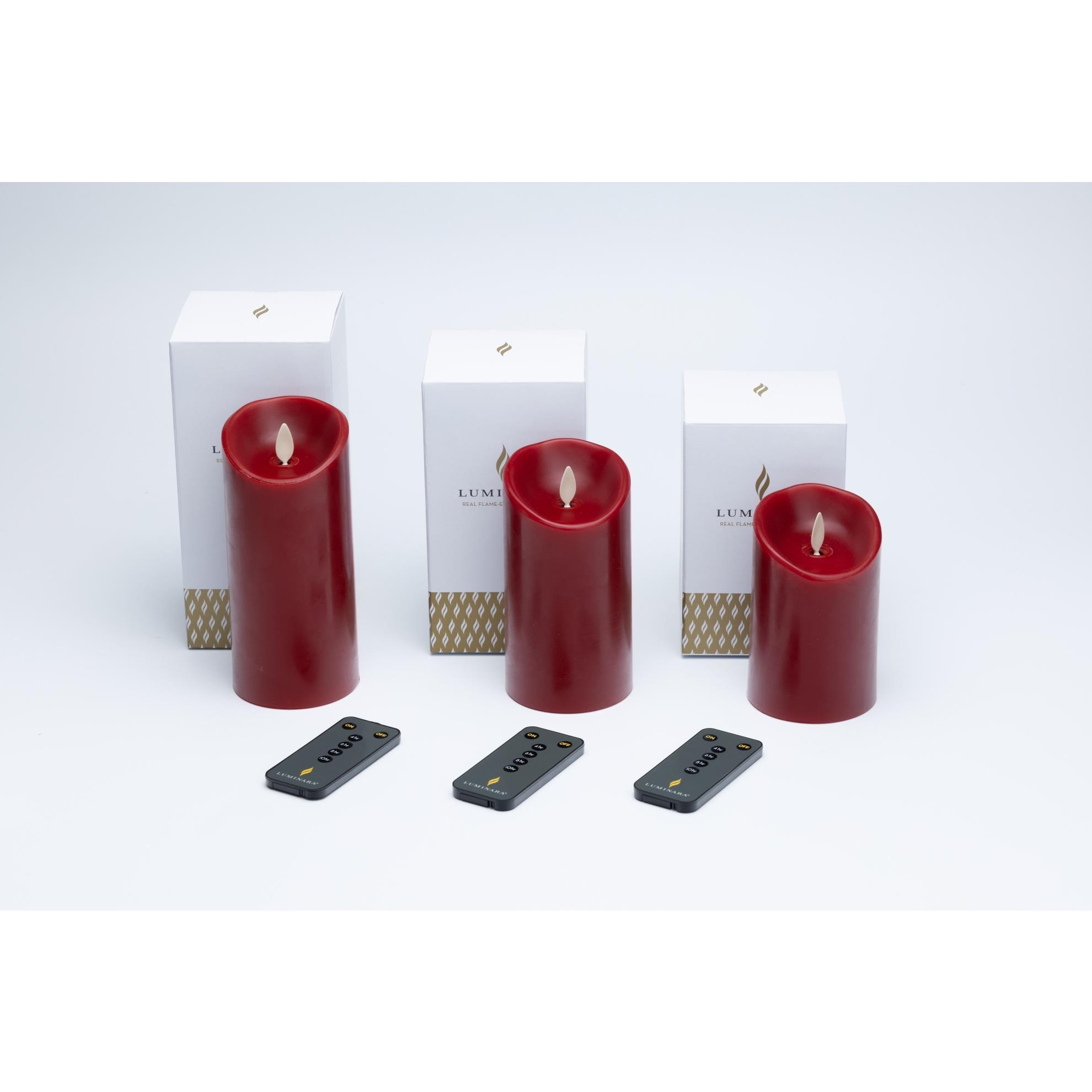 Luminara Set of 4", 5", and 6" Flameless Candle Garden w/Gift Boxes