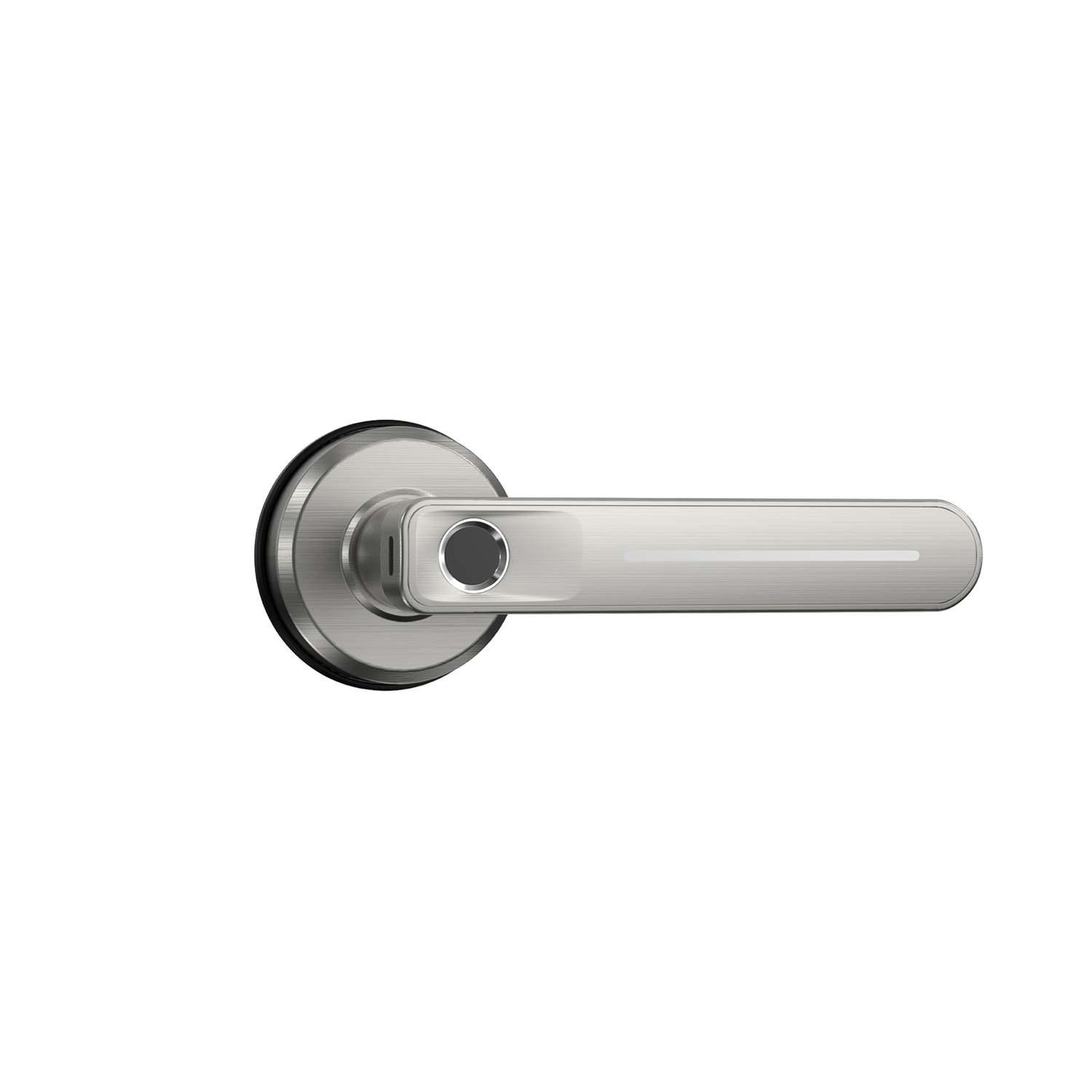 GeekTale Smart Fingerprint Door Lock With Lever, B01 - Satin Nickel ...