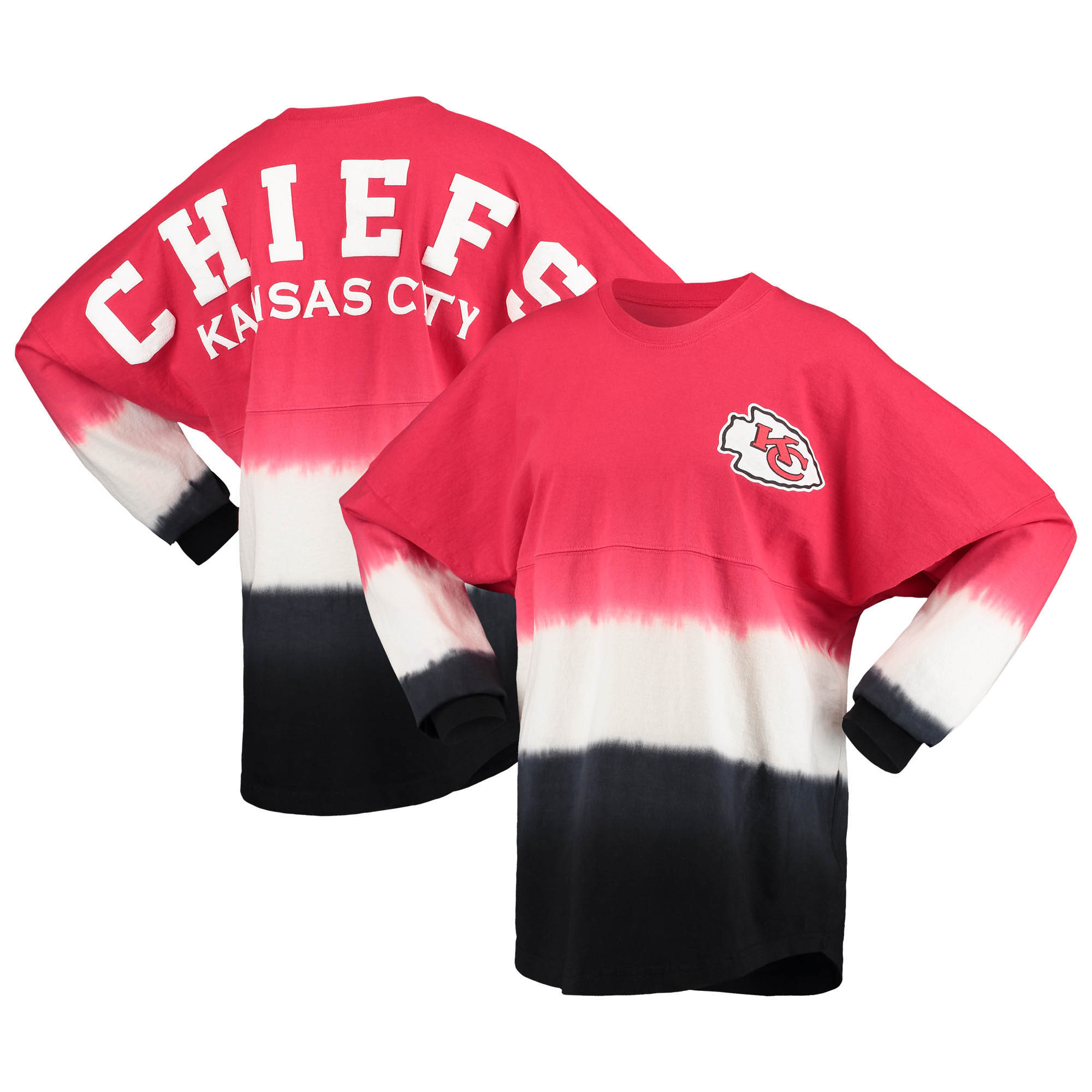 Officially Licensed NFL Women's Kansas City Chiefs Long Sleeve T-Shirt ...