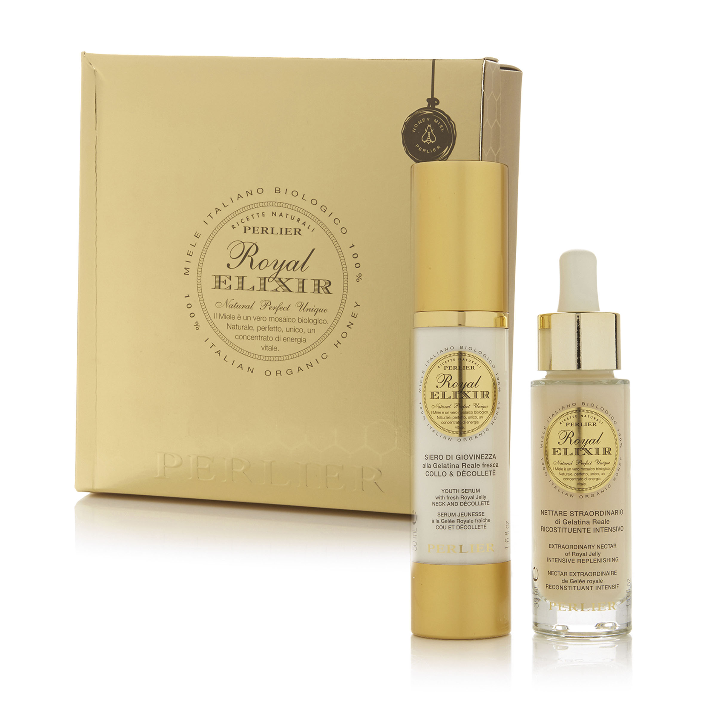 Perlier Royal Elixir 2piece Set with Gift Box 10070712 HSN