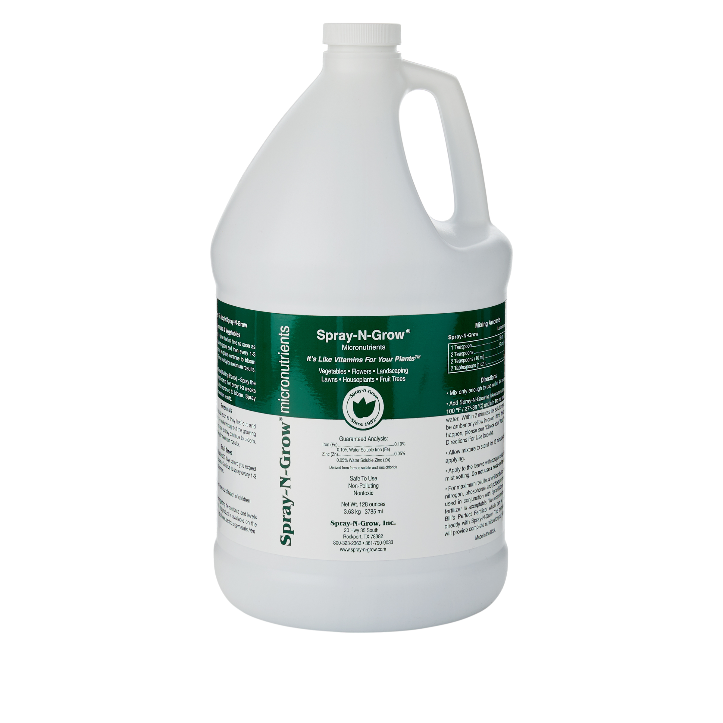 SprayNGrow Micronutrients 1Gallon Bottle 8837376 HSN