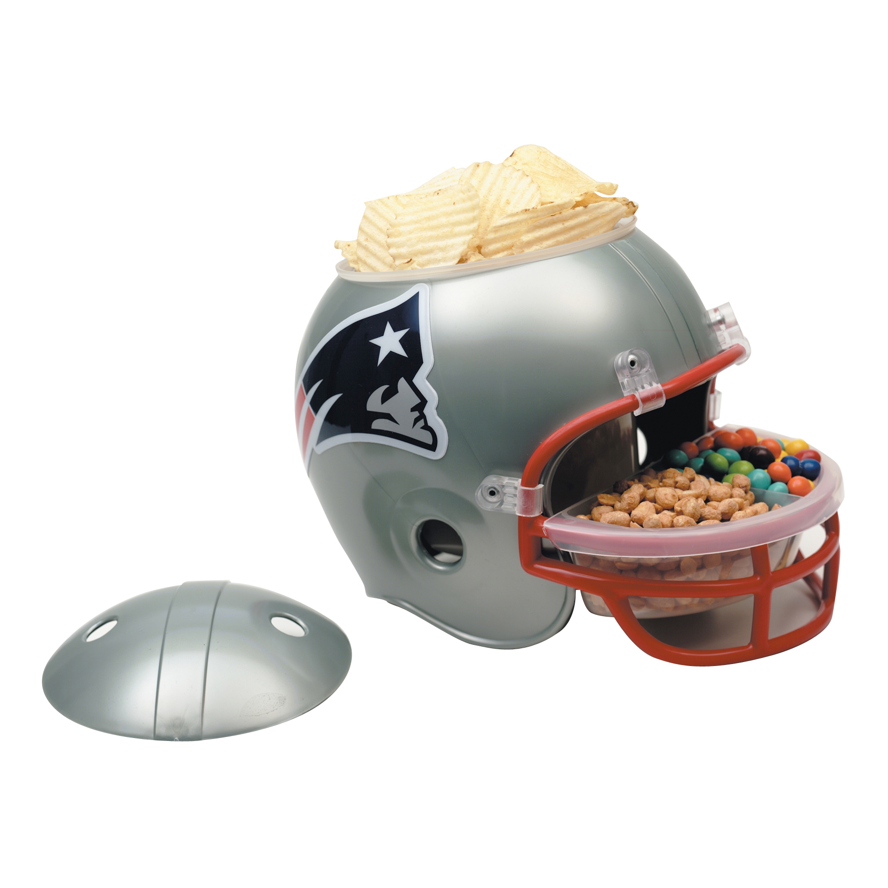Officially Licensed NFL Plastic Snack Helmet Patriots 6902896 HSN
