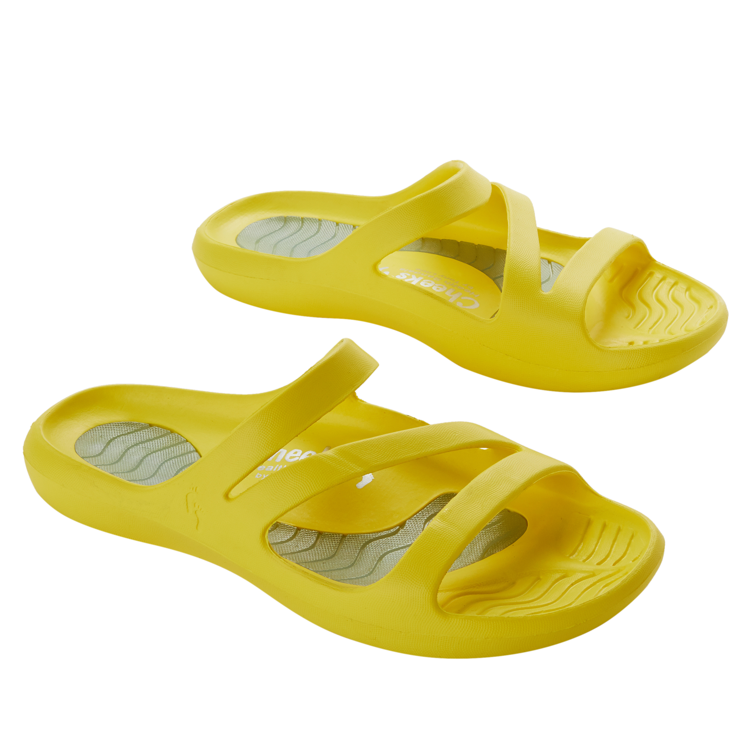 Tony Little Cheeks Health Slide with Gel Footbed - 9794704 | HSN