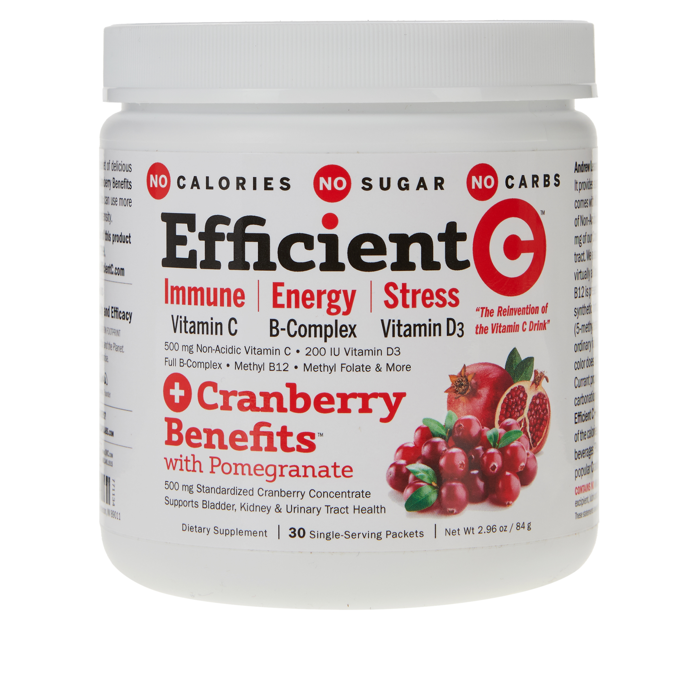 EfficientC + Cranberry Benefits with Pomegranate 10085705 HSN