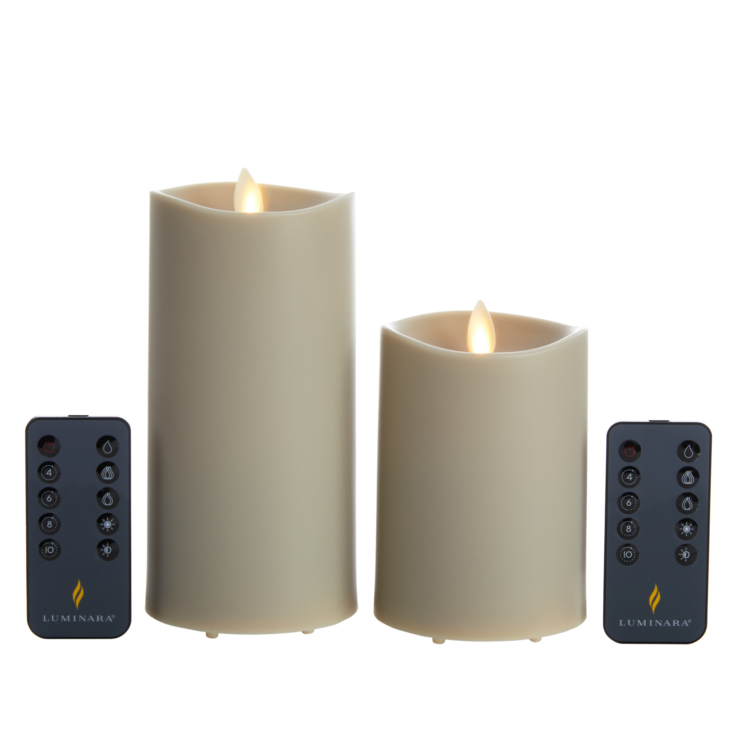 Luminara Set of 2 Outdoor Candles 20656627 HSN