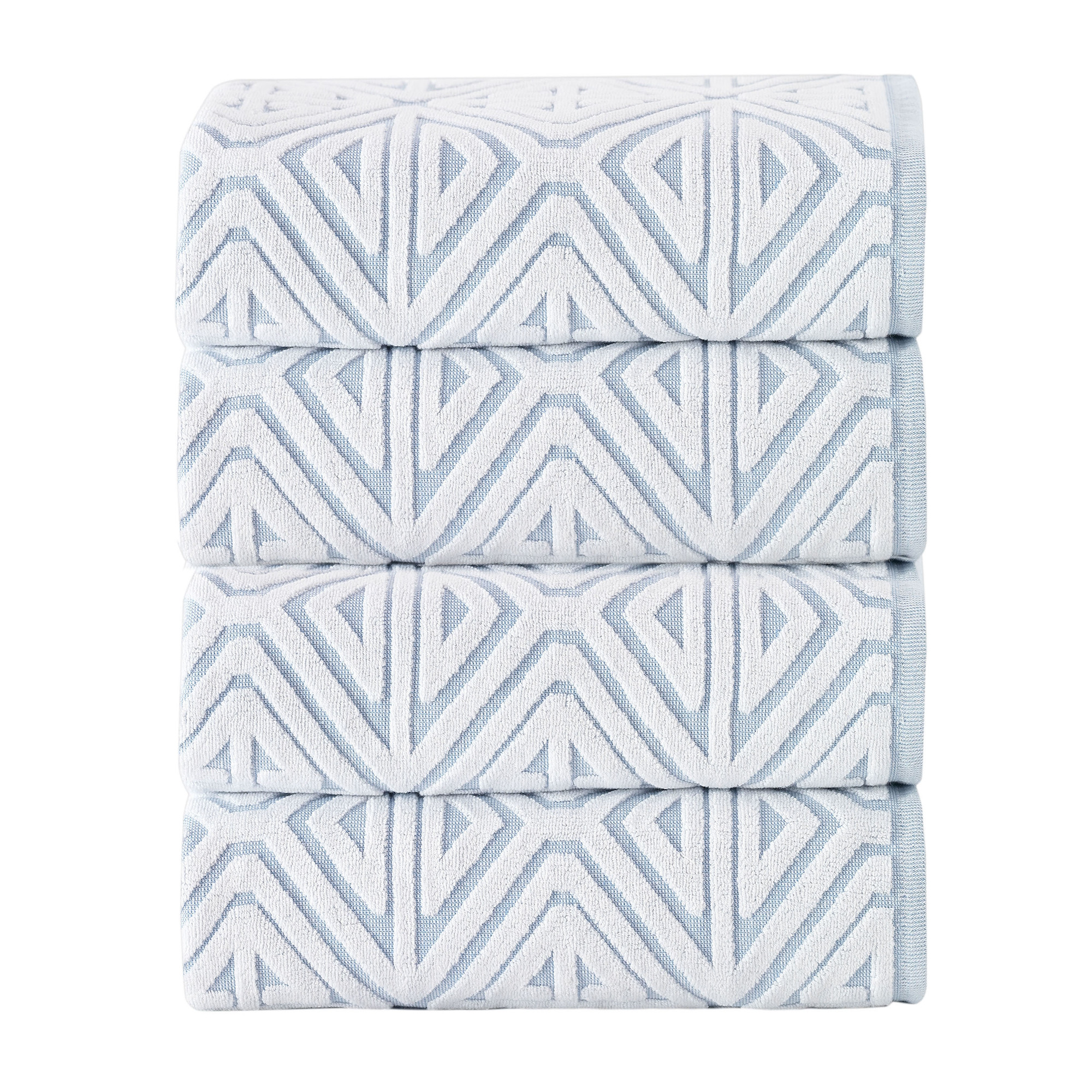 Glamour Turkish Cotton 4piece Bath Towel Set 8239885 HSN