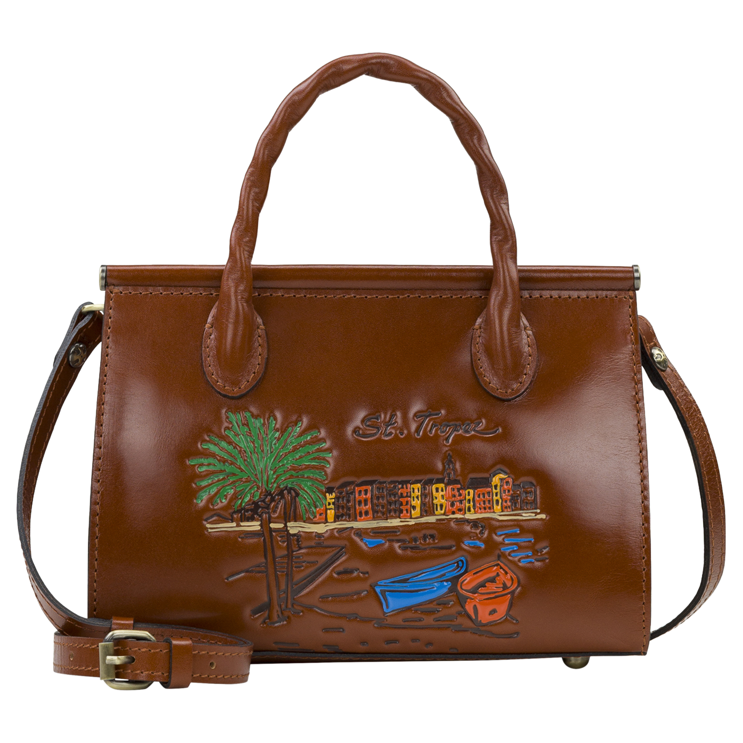 Patricia Nash Clarisse Satchel Crossbody 20809195 HSN