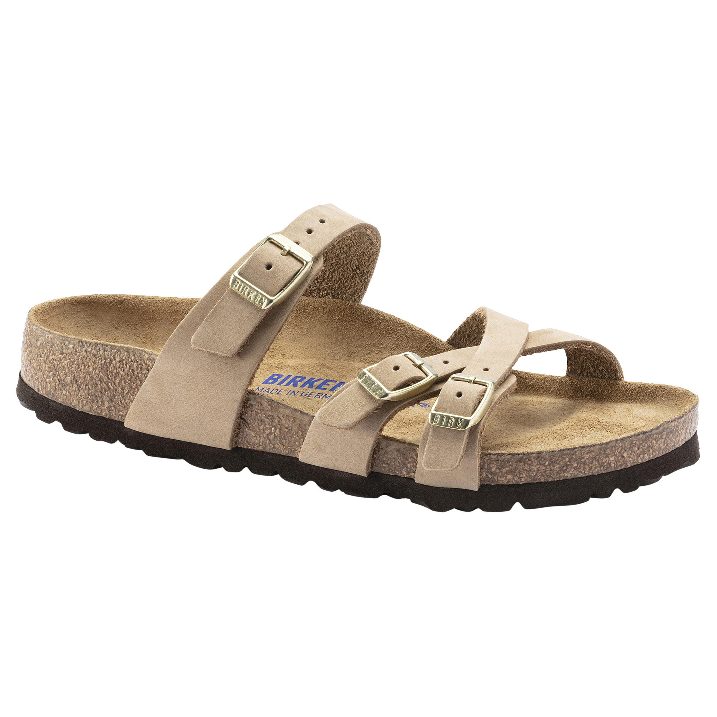 Birkenstock Franca Sandcastle Nubuck Leather Sandal - 20895658 | HSN