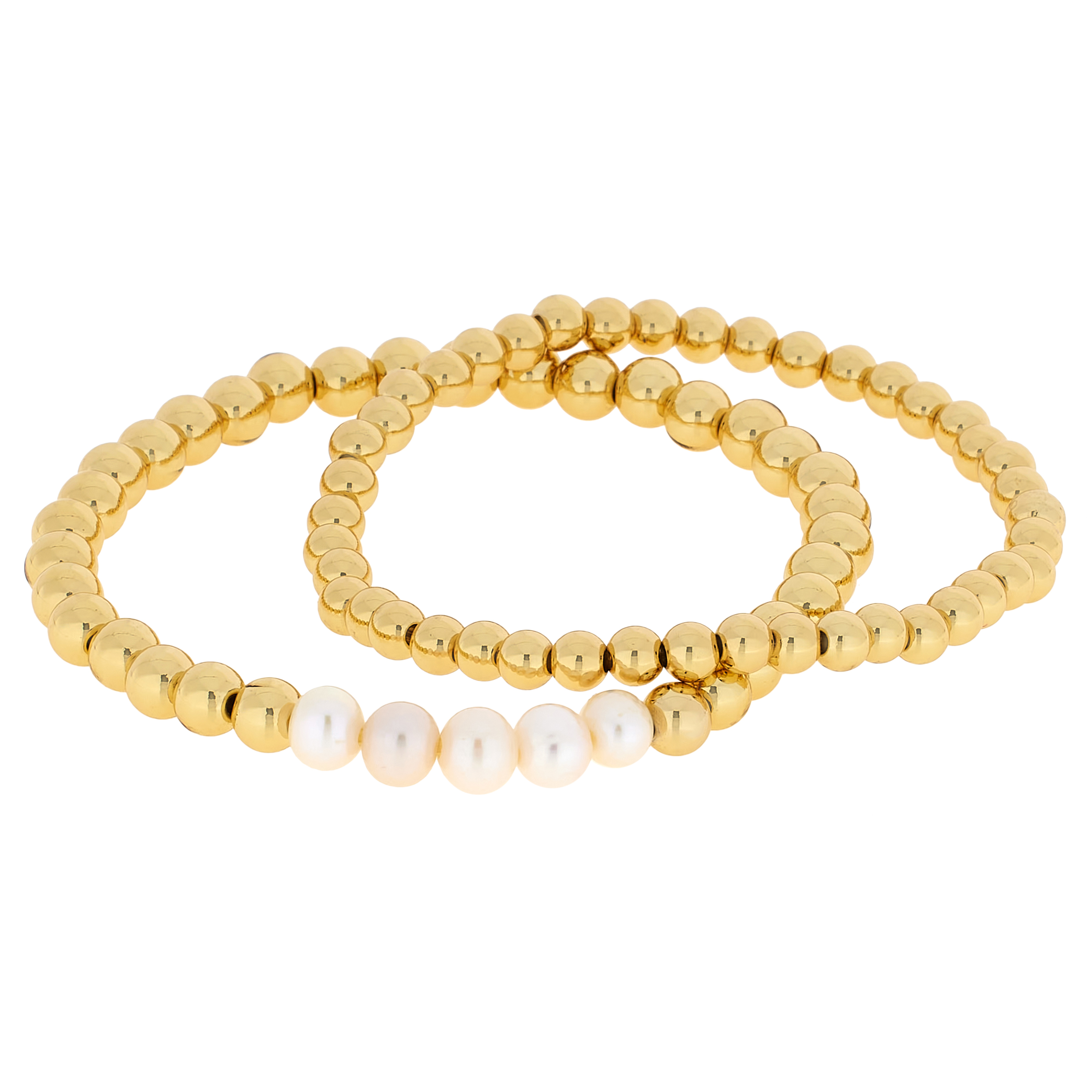 Connie Craig Carroll Jewelry Nora Beaded Stretch Bracelet 2piece Set