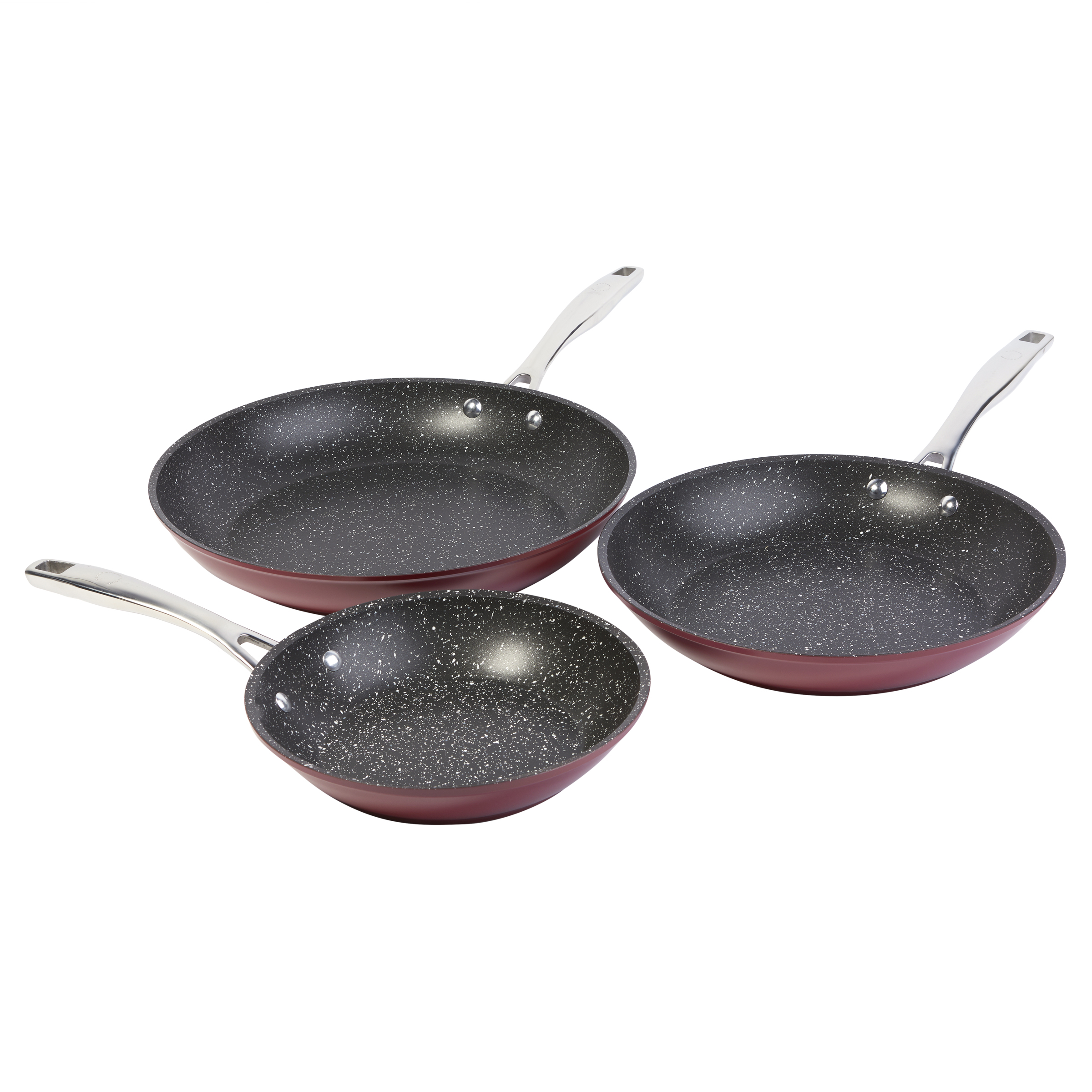 Curtis Stone Dura-Pan+ 3-piece Frypan Set | HSN