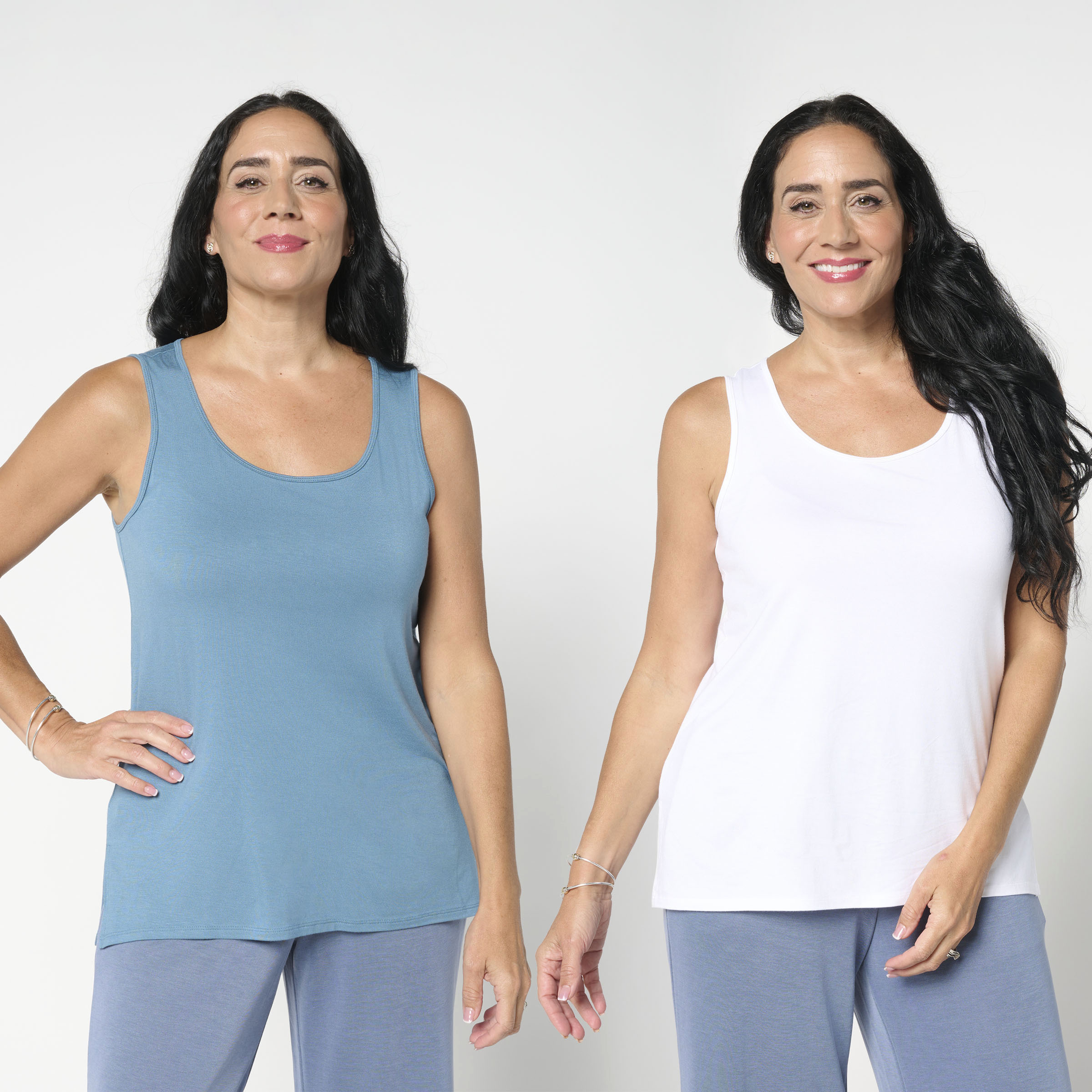WynneLayers 2-pack Scoop Neck Tank Set | HSN