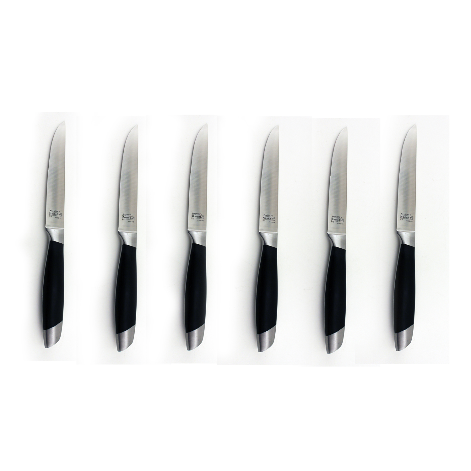 BergHOFF Geminis 6piece 12" Stainless Steel Steak Knife Set 9163843