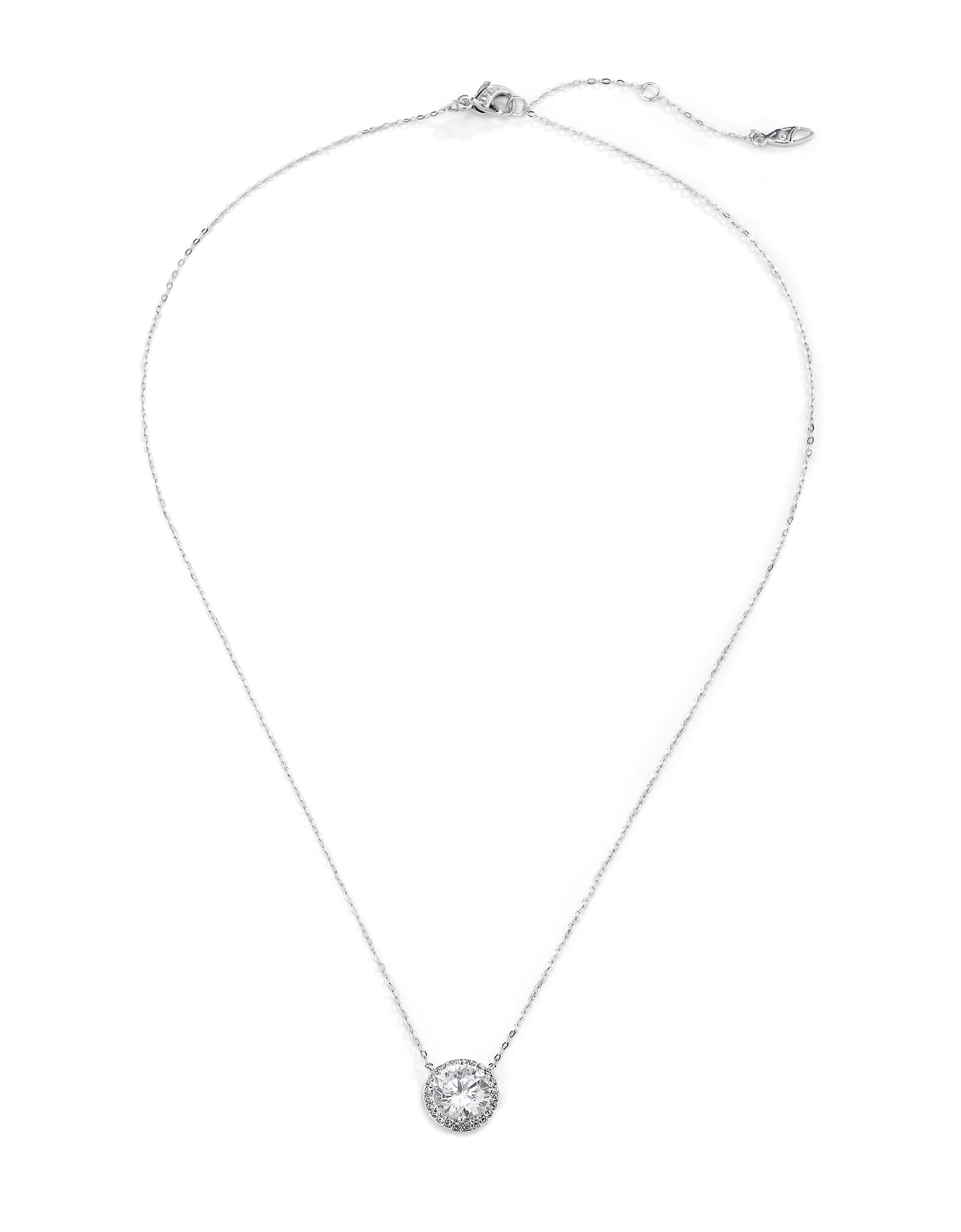 Nadri Cubic Zirconia Halo Pendant - 9716845 | HSN