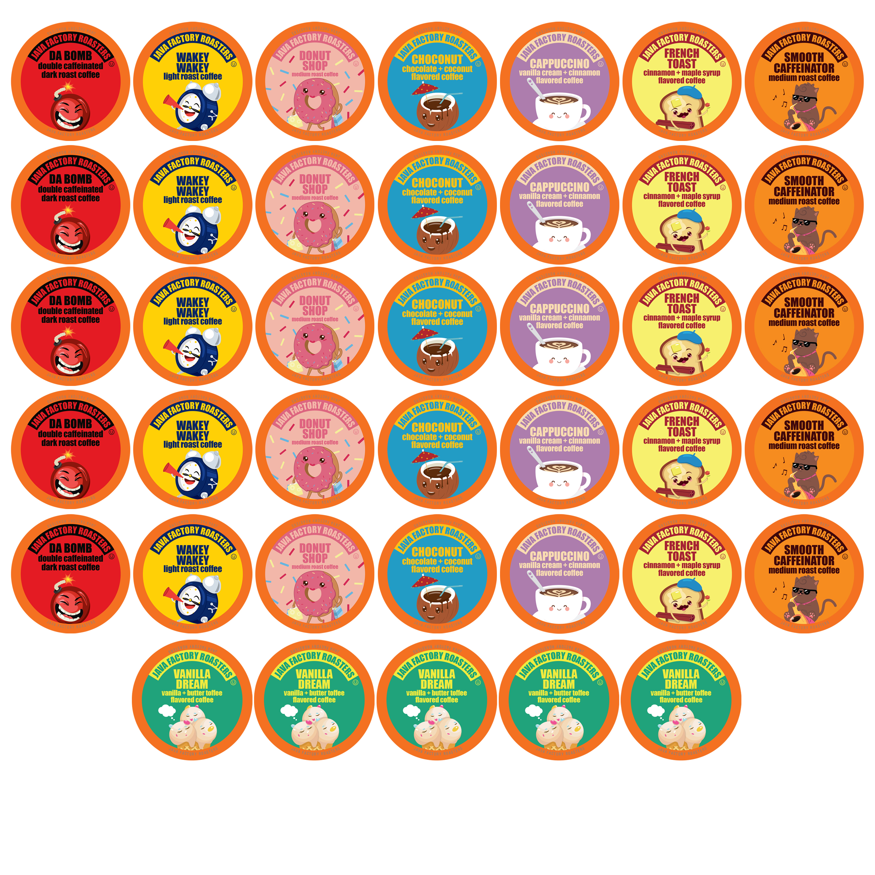 Java Factory Variety Pack K-Cups - 40 Count | HSN