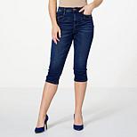 DG2 by Diane Gilman Virtual Stretch Denim Skinny Capri Jean - 22290532 | HSN