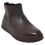 FitFlop F-Mode Leather/Suede Flatform Zip Ankle Boot | HSN