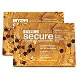 Type 2 Secure Complete Meal Replacement Bars with Sucralose - 24-count
