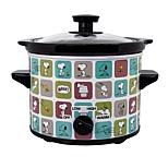 Uncanny Brands Peanuts Snoopy & Woodstock 2-Quart Slow Cooker ...