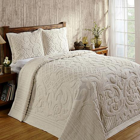 Ashton 100% Cotton Tufted Chenille Bedspread - King - 9200221 | HSN