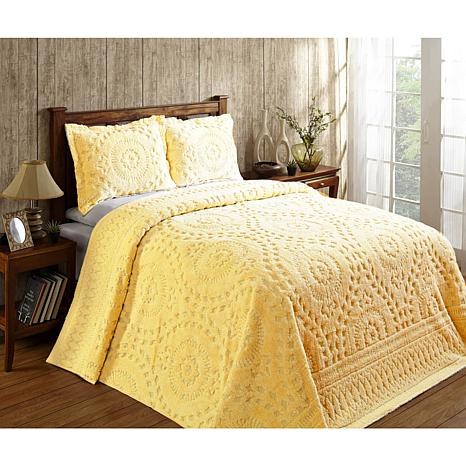 Rio Collection 100% Cotton Tufted Chenille Bedspread - Queen - 9217281 | HSN Rio Collection 100% Cotton Tufted Chenille Bedspread - Queen - 9217281 | HSN