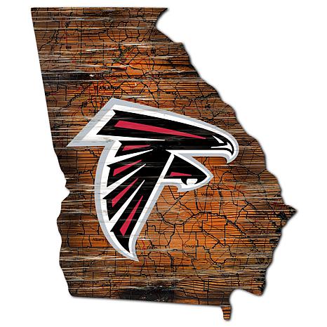 NFL Round Distressed Sign: Atlanta Falcons